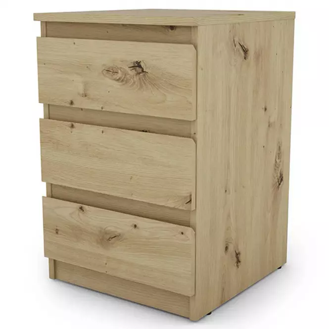 Szafka Nocna Hugo 3 Szuflady 40x42x60 638968