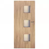 Drzwi wewnętrzne Trio 3*3 70L Dąb Sonoma L2