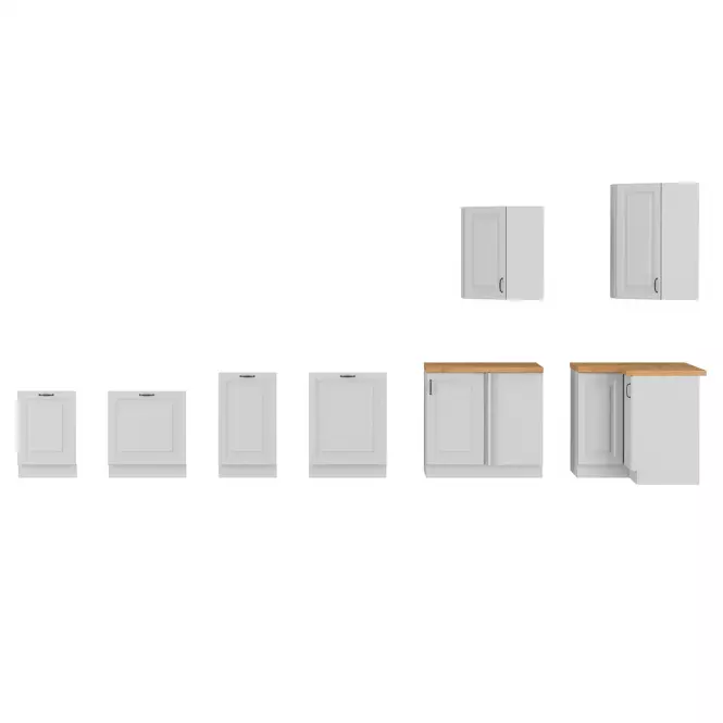 Szafka kuchenna STILO biały mat/biały 40gs-72 1f,3