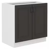 Szafka kuchenna STILO grafit mat/biały 80d 2f bb