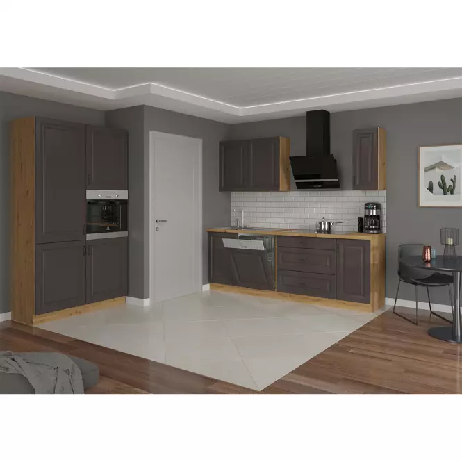 Szafka kuchenna STILO grafit mat/artisan 50zl 1f bb,8