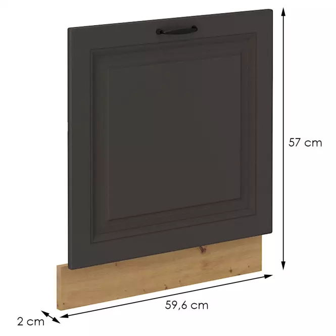 Front kuchenny STILO grafit mat/artisan front zm 570x596,2