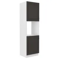 Szafka kuchenna STILO grafit mat/biały 60dp-210 2f