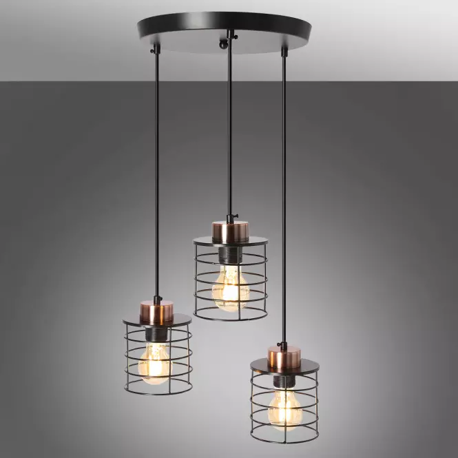 Lampa Glob 33-00408 Czarny+ Złoty PL3
