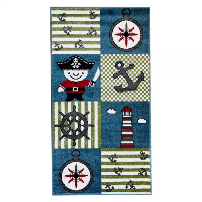 Dywan Frisee Soft Kids 0,8/1,5 0450A Niebieski