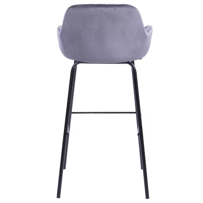 Krzesło barowe 2-170a Grey Velvet