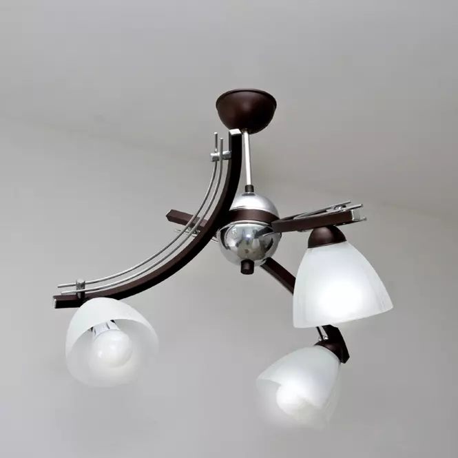Lampa Rubik 2598 Brąz LW3