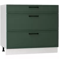 Szafka Kuchenna Emily D90PC S/3 zielona mat
