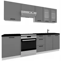 Kuchnia Emily 180/240 dast grey bez blatu