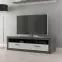 Szafka RTV Trebbia  4d Beton/Biały Połysk,8