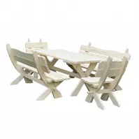 Zestaw mebli ogrodowych B115 naturalny