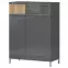 Komoda Onyx Cpl21 lakierowana Pacific Walnut/Anthracite