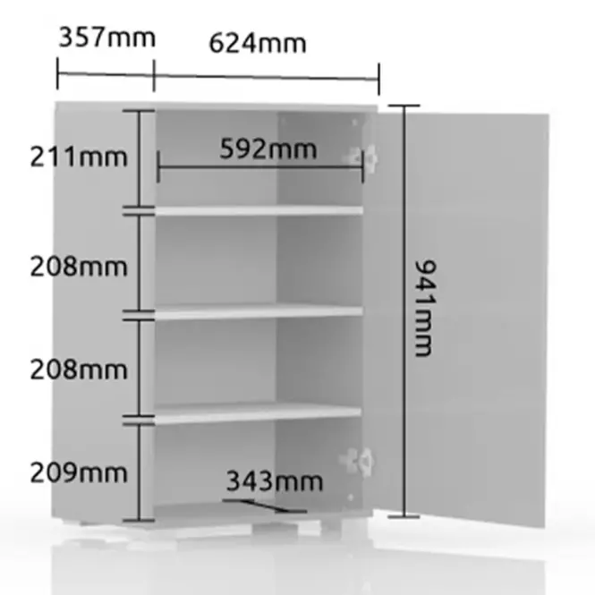 Komoda Stela Cpl1 lakierowana Tobacco Oak/Crystal White