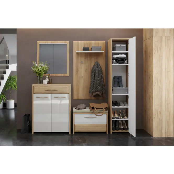 Szafa 2d Gala V2 lakierowana Pacific Walnut/Beige