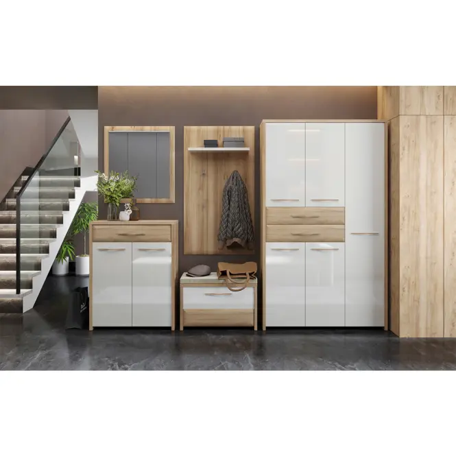 Szafa 5d2s Gala V52 lakierowana Pacific Walnut/Beige