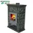 Piec stalowo-kaflowy Weimar II olive-green 7 kw