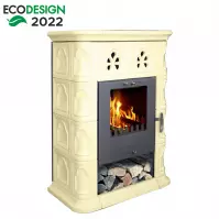 Piec stalowo-kaflowy Jena II creme 7 kw