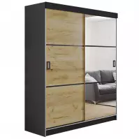 Szafa Retro 138 3L grafit / front craft