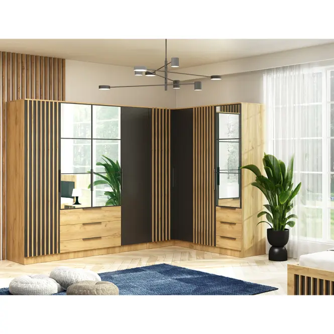 Szafa Sorento z lamelami 150x215x6