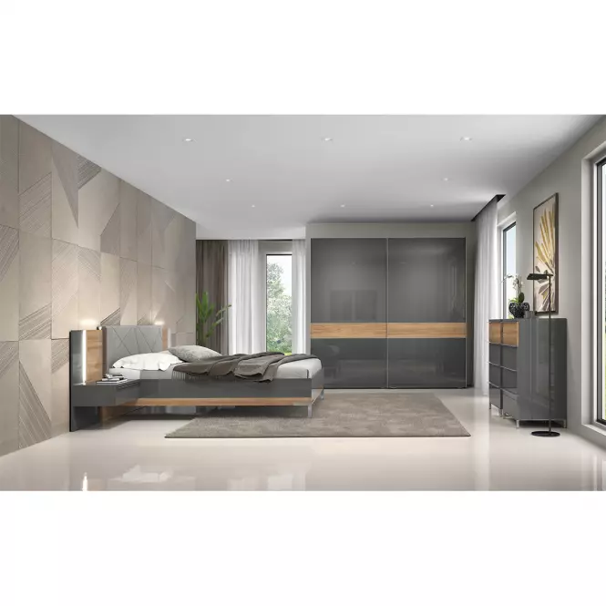 Szafka nocna Onyx ns3/on pacific walnut/anthracit