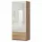 Szafa 2d2s Gala p22/gl lakierowana pacific walnut/beige