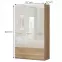 Szafa 3d2s Gala lakierowana p32/gl pacific walnut/beige,2