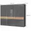 Szafa 3d Onyx pk281/on lakierowana pacific walnut/anthracit,2