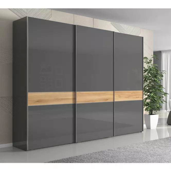 Szafa 3d Onyx pk281/on lakierowana pacific walnut/anthracit