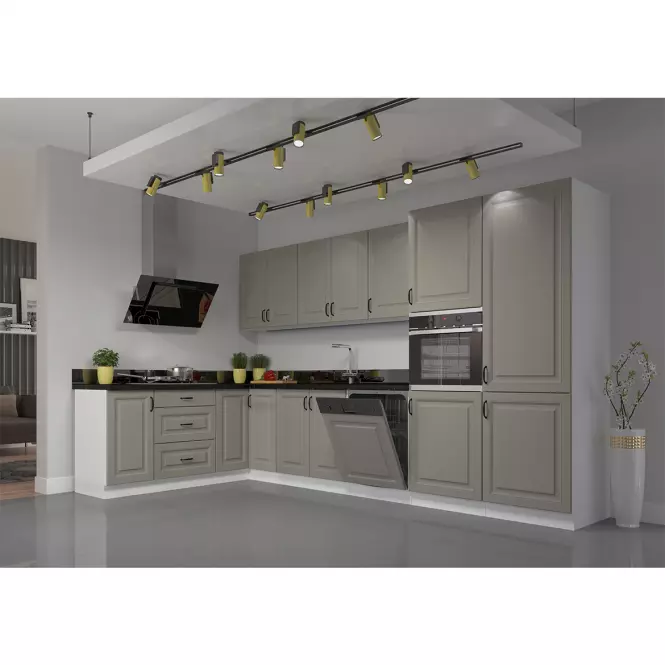 Szafka kuchenna Stilo claygrey/biały 60dmp/210 2f,8