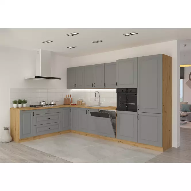 Szafka kuchenna Stilo dustgrey/artisan 60dks/210 3s 1f,8
