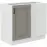 Szafka kuchenna Stilo claygrey/biały 105 nd 1f bb