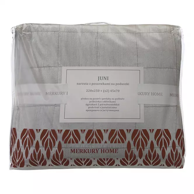 Narzuta Juni 220X250 ciemny szary Merkury Home