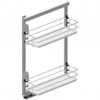 Cargo mini boczne 20 lewe l480 chrom/biały
