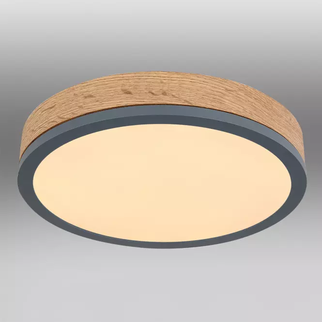 Plafon 416080WD1R LED 12W grafit PL