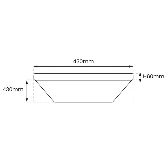 Plafon Avalon Black EK77862 25W KW SKY PL1