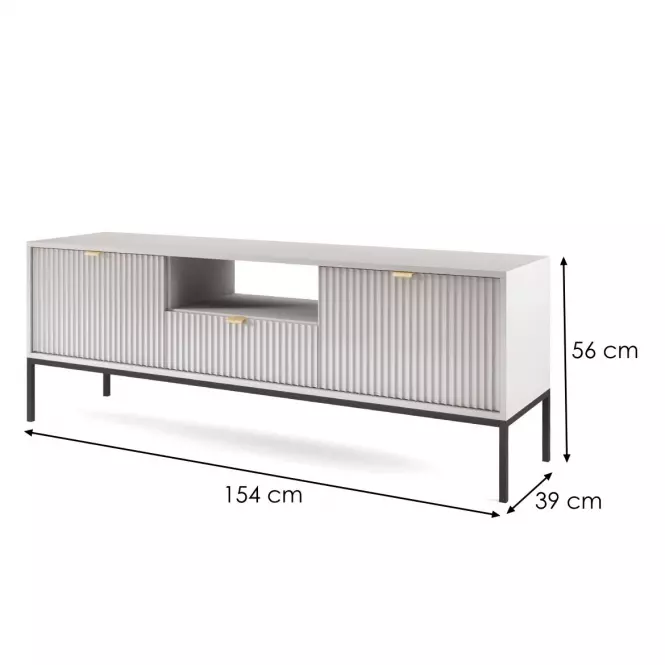 Szafka RTV Nova 154 szary
