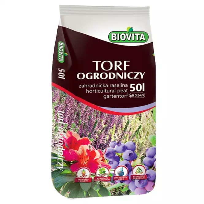 Torf ogrodniczy 50L BIOVITA