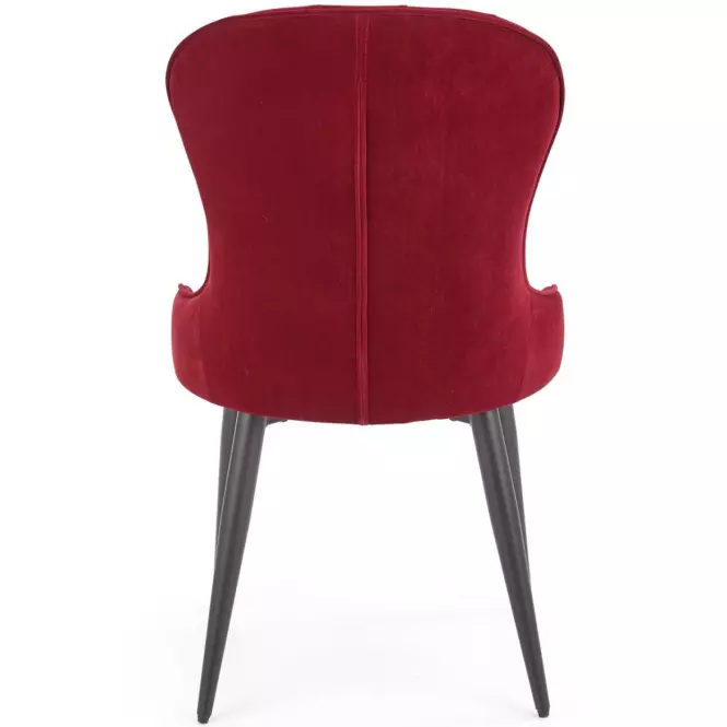 Krzesło  K366 Velvet/Metal Bordowy