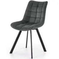 Krzesło  K332 Velvet/Metal C. Popiel
