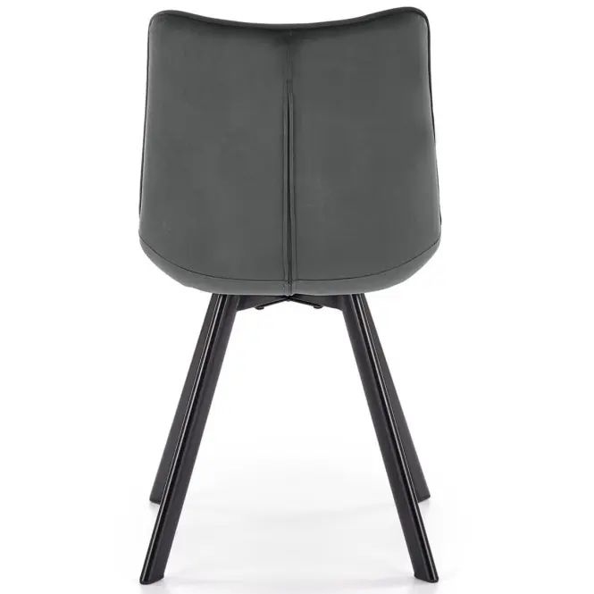 Krzesło  K332 Velvet/Metal C. Popiel