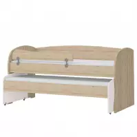 Łóżko rozkładane Kiki KRD1-BK/KI-15 beech/white