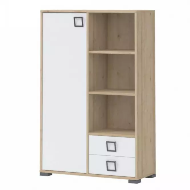 Regał Kiki K12-BK/KI-15 beech/white