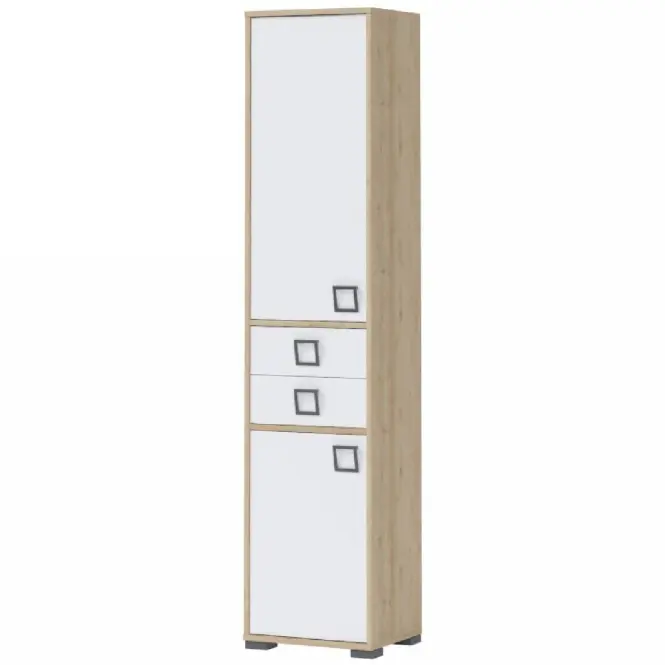Regał Kiki V22-BK/KI-15 beech/white