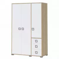 Szafa 3D3S Kiki G33-BK/KI-15 beech/white