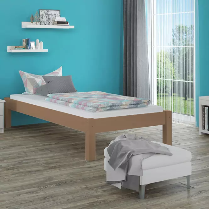 Łóżko Dora 100x200 sosna bejca dąb