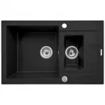 Zlew Sparta Plus (78x48) 1½B 1D karbon