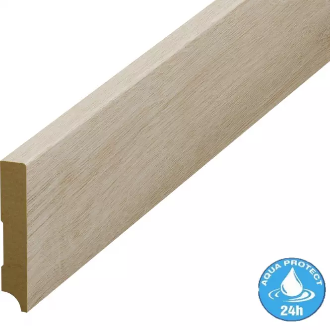 Listwa przypodłogowa MDF 2400x78x14mm Dąb Sycylia WR 57522