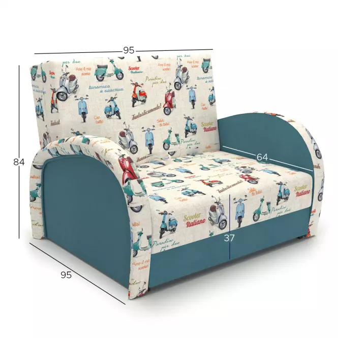 Sofa Kaja I Skuterki + Blanca 2313