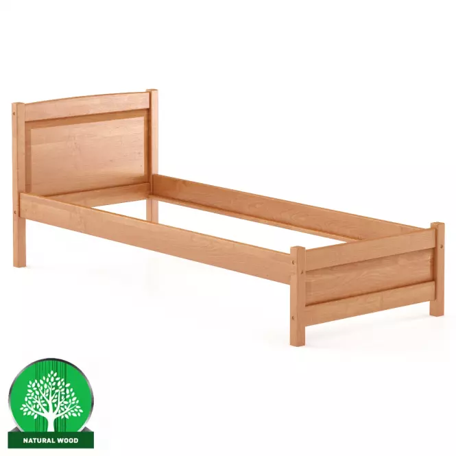 Łóżko sosna LK125–90x200 kol olcha