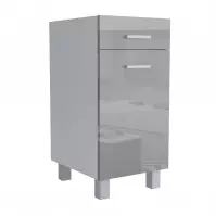 Szafka kuchenna Lucjan D1F1S 40 LUX szary